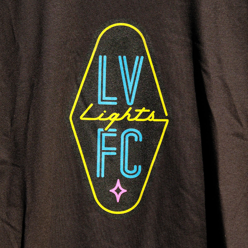Las Vegas Lights FC Black Crest Tee - Adult Unisex