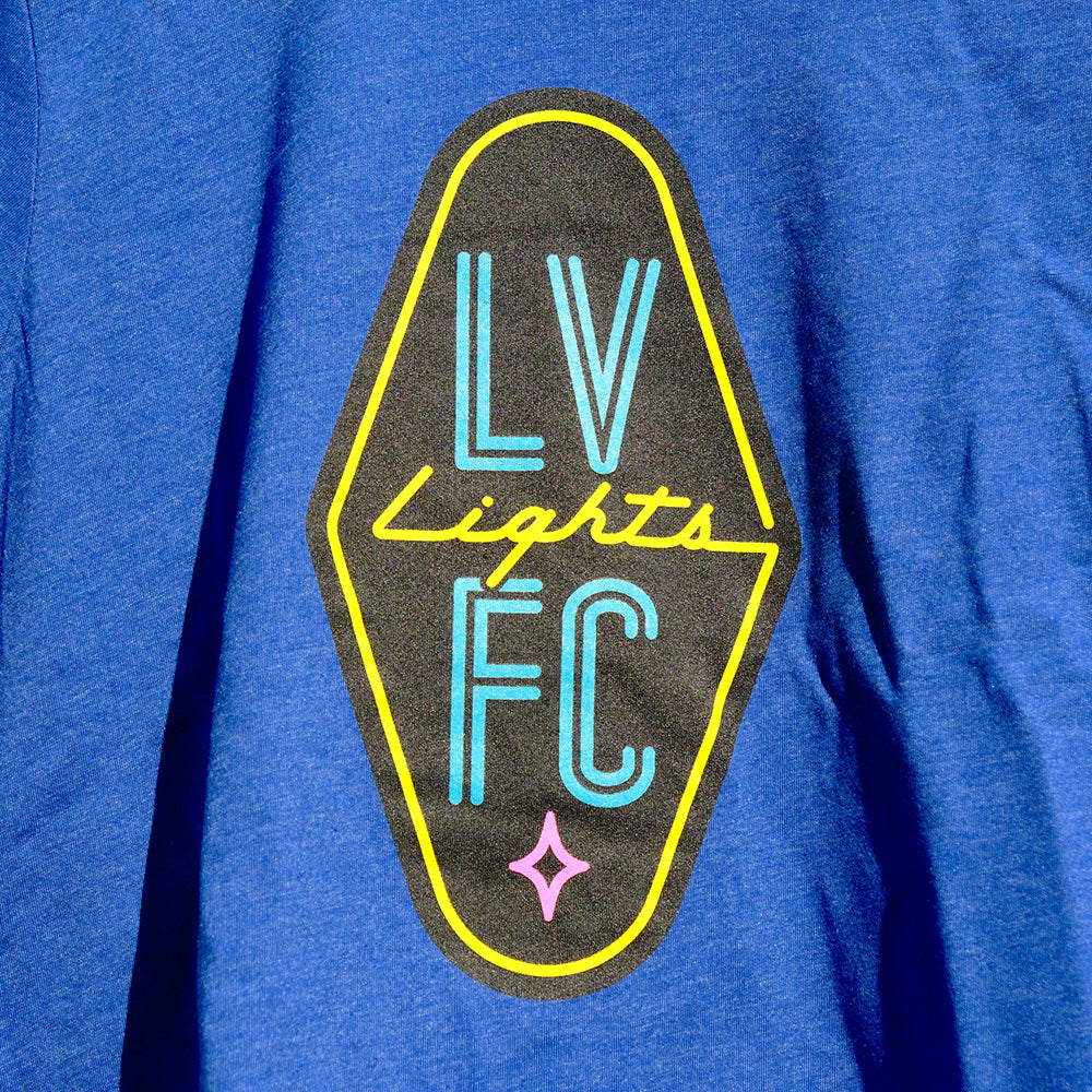 Las Vegas Lights FC Royal Crest Tee - Youth