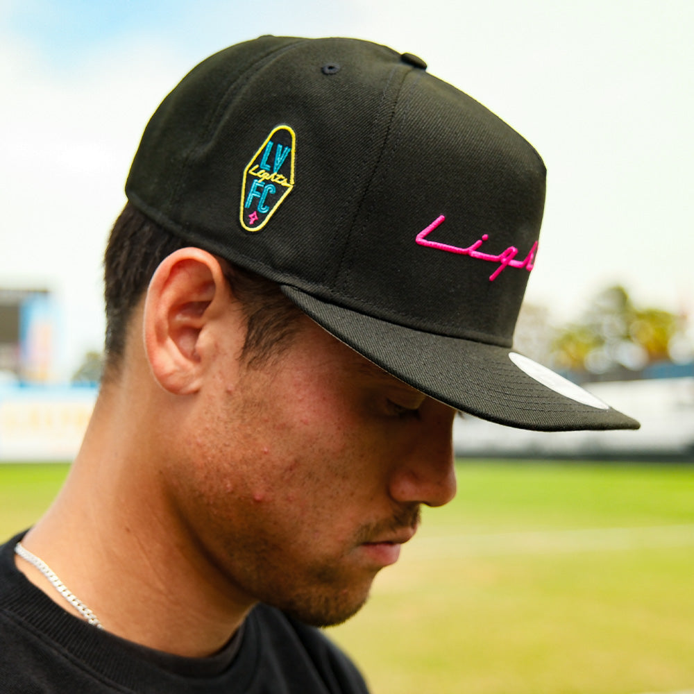 LVFC New Era LIGHTS Black 9FIFTY A-Frame Snapback Hat