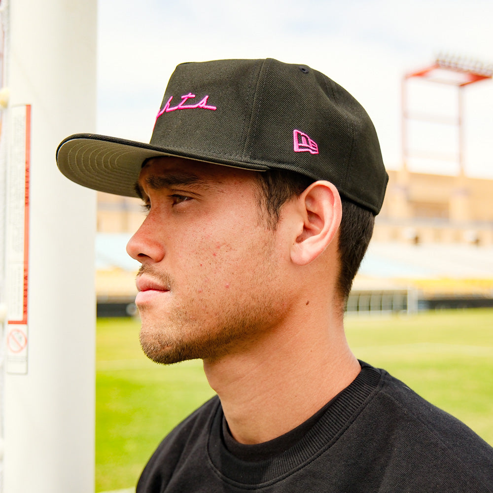 LVFC New Era LIGHTS Black 9FIFTY A-Frame Snapback Hat