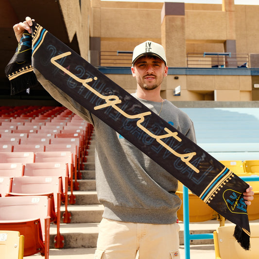 Las Vegas Lights FC Downtown Gold Scarf
