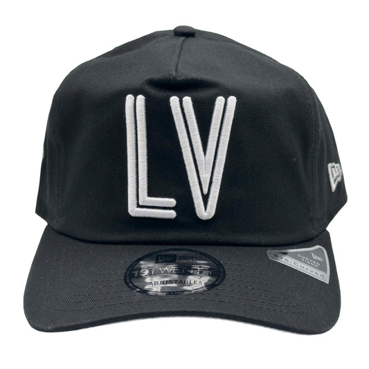 Las Vegas Lights FC New Era White LV Black 19TWENTY Snapback Cap