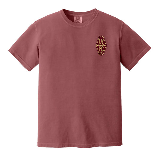 Las Vegas Lights FC GoTeez Red Rock Comfort Colors T-Shirt