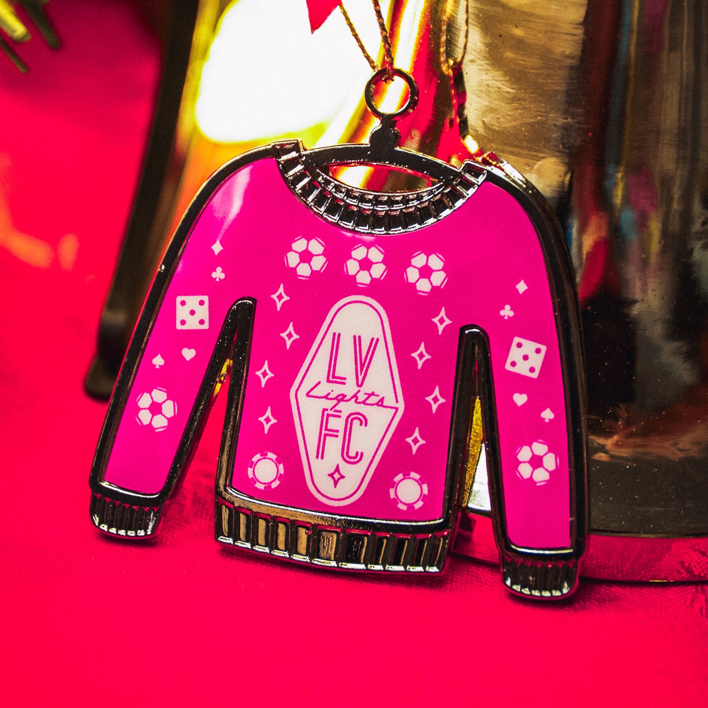 Las Vegas Lights FC Holiday Sweater Ornament + Home Opener Ticket Bundle