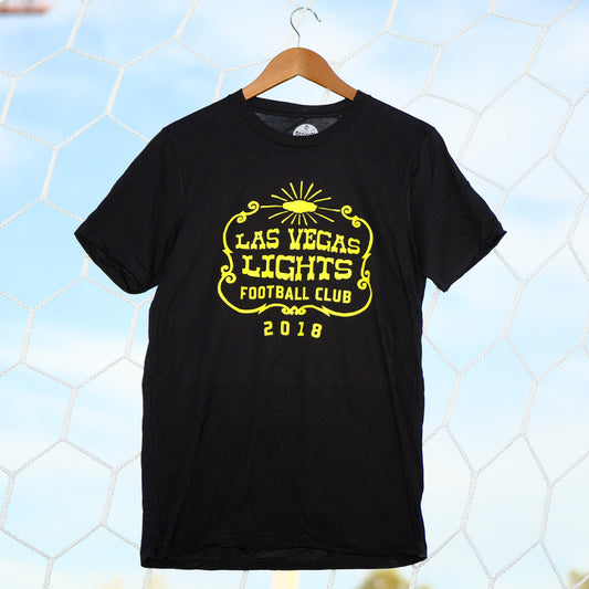 Las Vegas Lights FC Official League Black Downtown Tee
