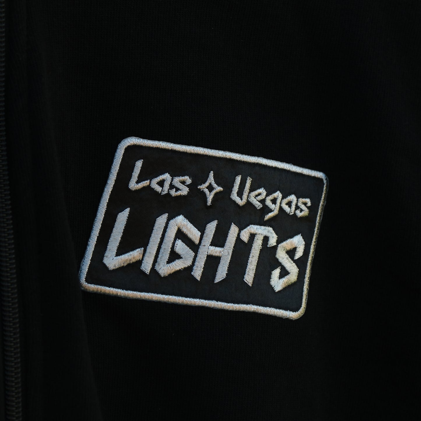 Las Vegas Lights FC Sportique Metal Zip Hoody - Black