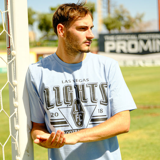 Las Vegas Lights FC Sportiqe Duke Light Blue T-Shirt