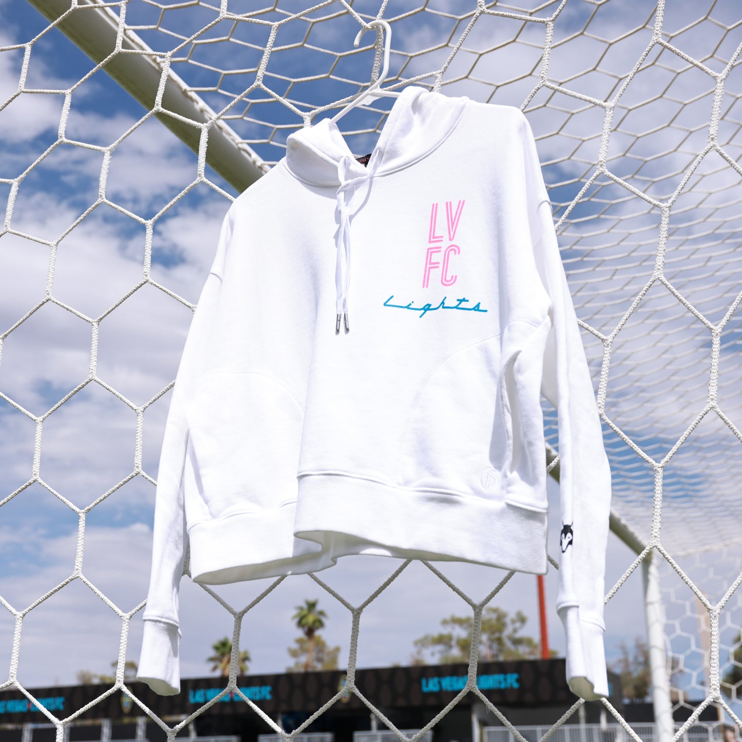 Sudadera con capucha Greyson Aspen para mujer, color blanco