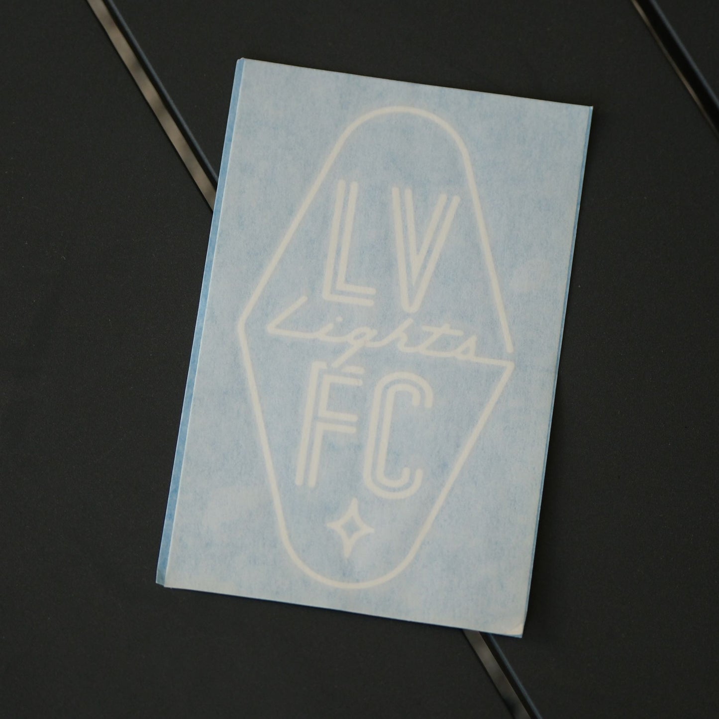 Las Vegas Lights FC Transparent Crest Logo Decal