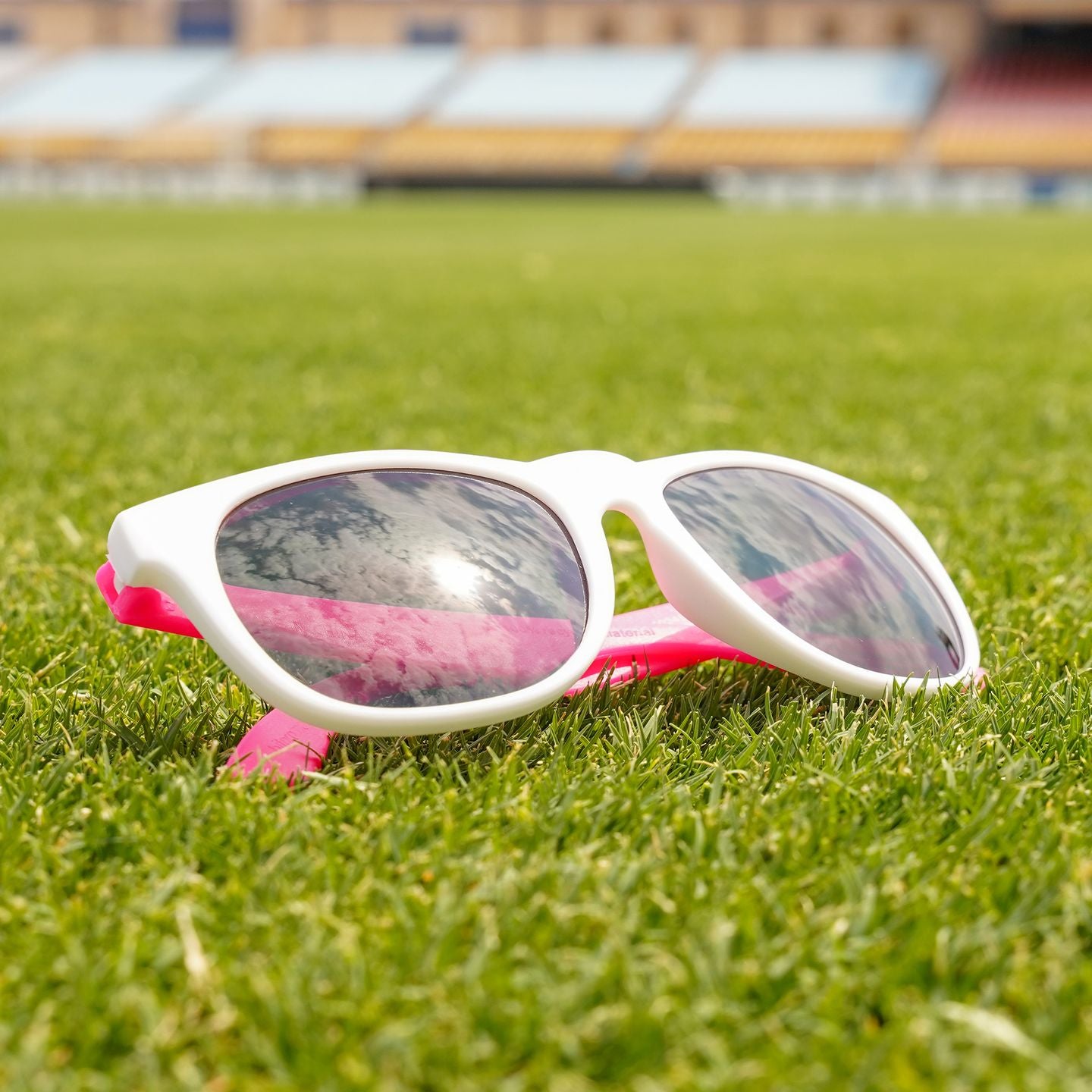 Las Vegas Lights FC Pink & White Sunglasses
