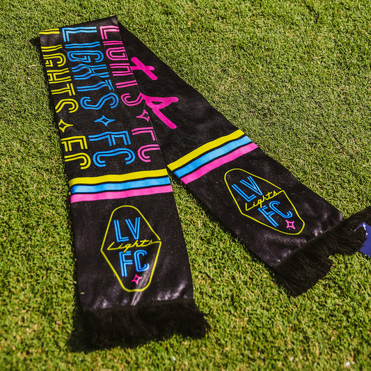 Las Vegas Lights FC Slot Machine Scarf - Black/Pink