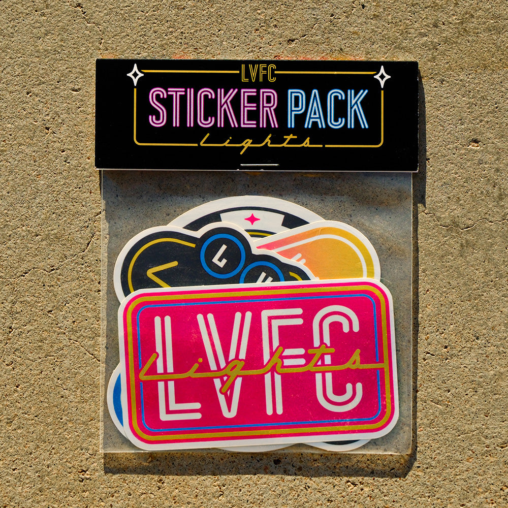 Las Vegas Lights FC Printed Theory Sticker Pack