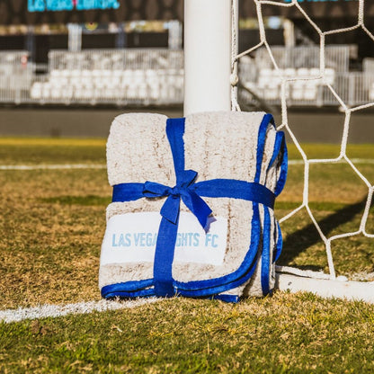 Las Vegas Lights FC Logo Brands Frosty Fleece Blanket
