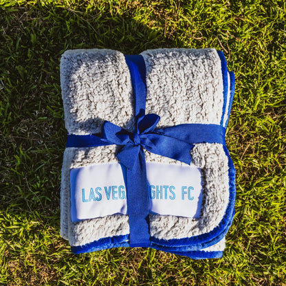 Las Vegas Lights FC Logo Brands Frosty Fleece Blanket