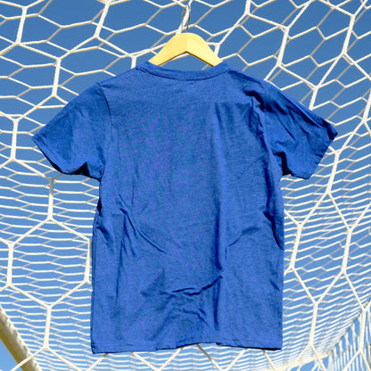 Kids' Las Vegas Lights FC Crest Logo Royal Tri-Blend T-Shirt