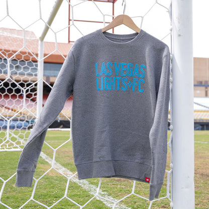 Las Vegas Lights FC Sportiqe Gray Premium Crewneck