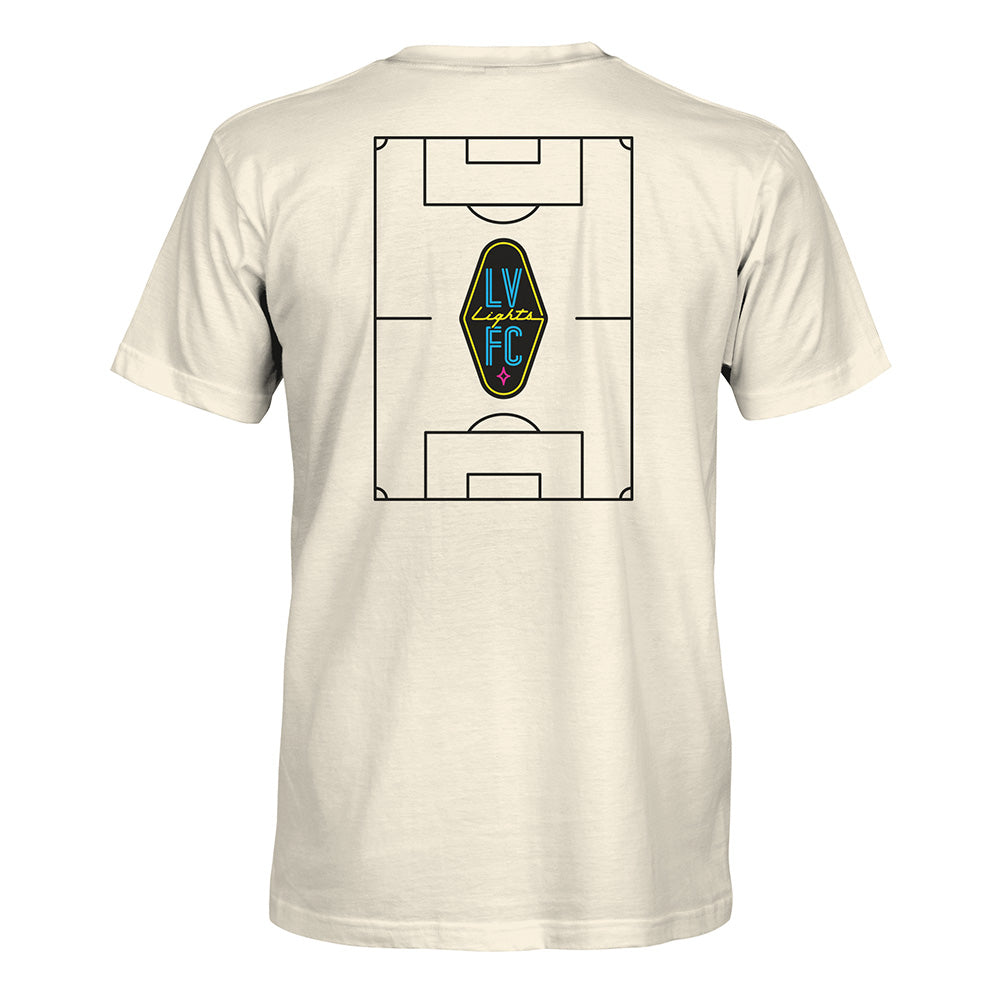 Las Vegas Lights FC 1863 FC Own the Pitch Tee-Beige