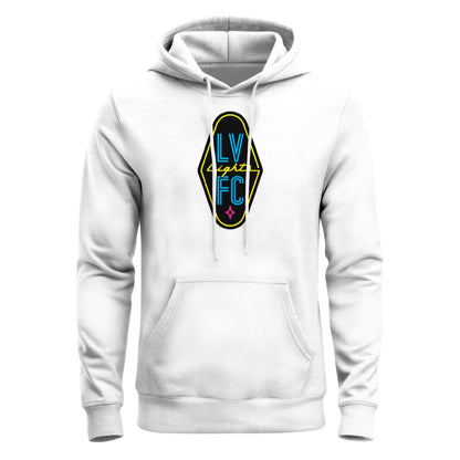 Las Vegas Lights FC 1863 FC Badge White Bi-Blend Hoodie
