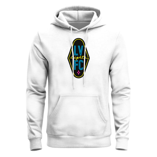 Las Vegas Lights FC 1863 FC Badge Hoody-White