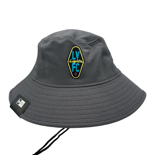 Las Vegas Lights FC New Era Crest Logo Graphite Bucket Hat
