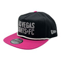 Las Vegas Lights FC New Era Black/Pink Golfer Snapback Cap