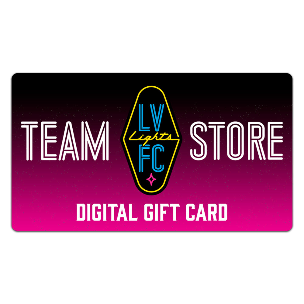 Tarjeta de regalo de la tienda del equipo Las Vegas Lights FC