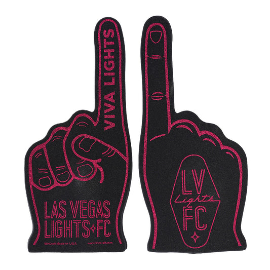 Las Vegas Lights FC Wincraft Black Foam Finger