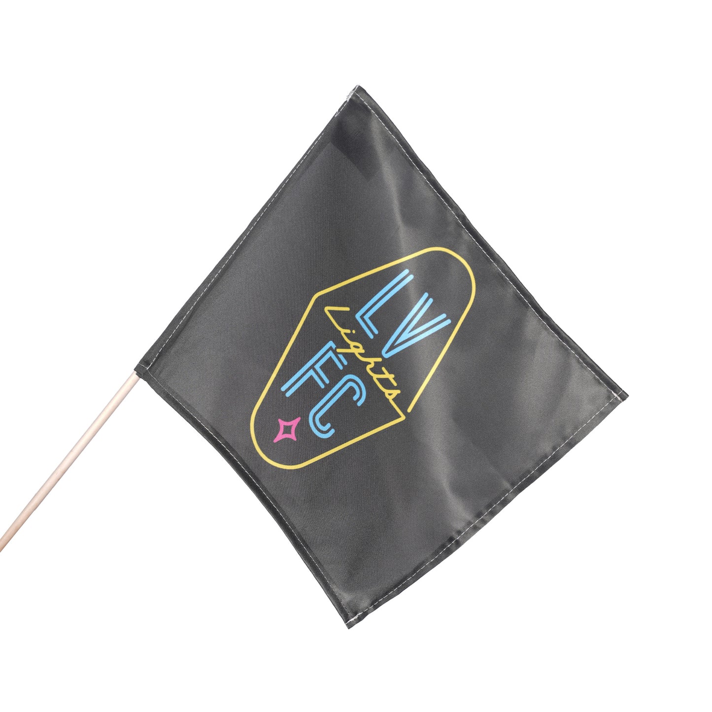Las Vegas Lights FC Wincraft Black 12" x 14" Handheld Flag