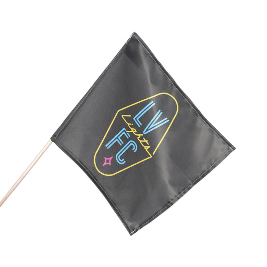Las Vegas Lights FC Wincraft Black 12" x 14" Handheld Flag