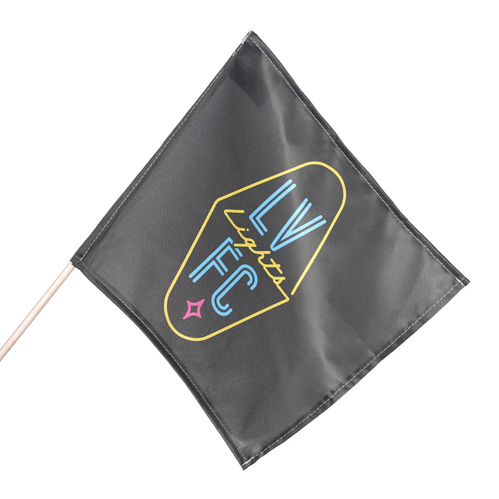 Las Vegas Lights FC Wincraft Black 12" x 14" Handheld Flag