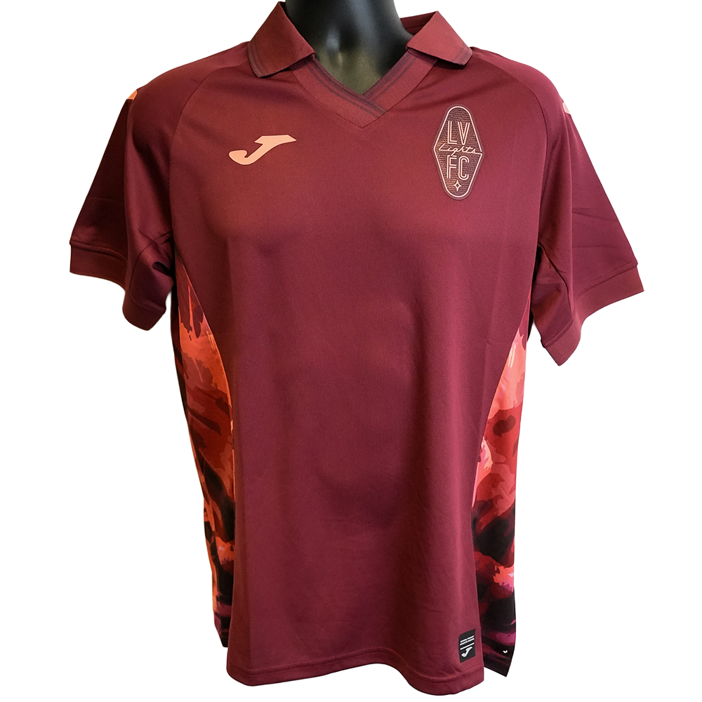 Las Vegas Lights FC Kids' Joma 2026 Red Rock Third Jersey
