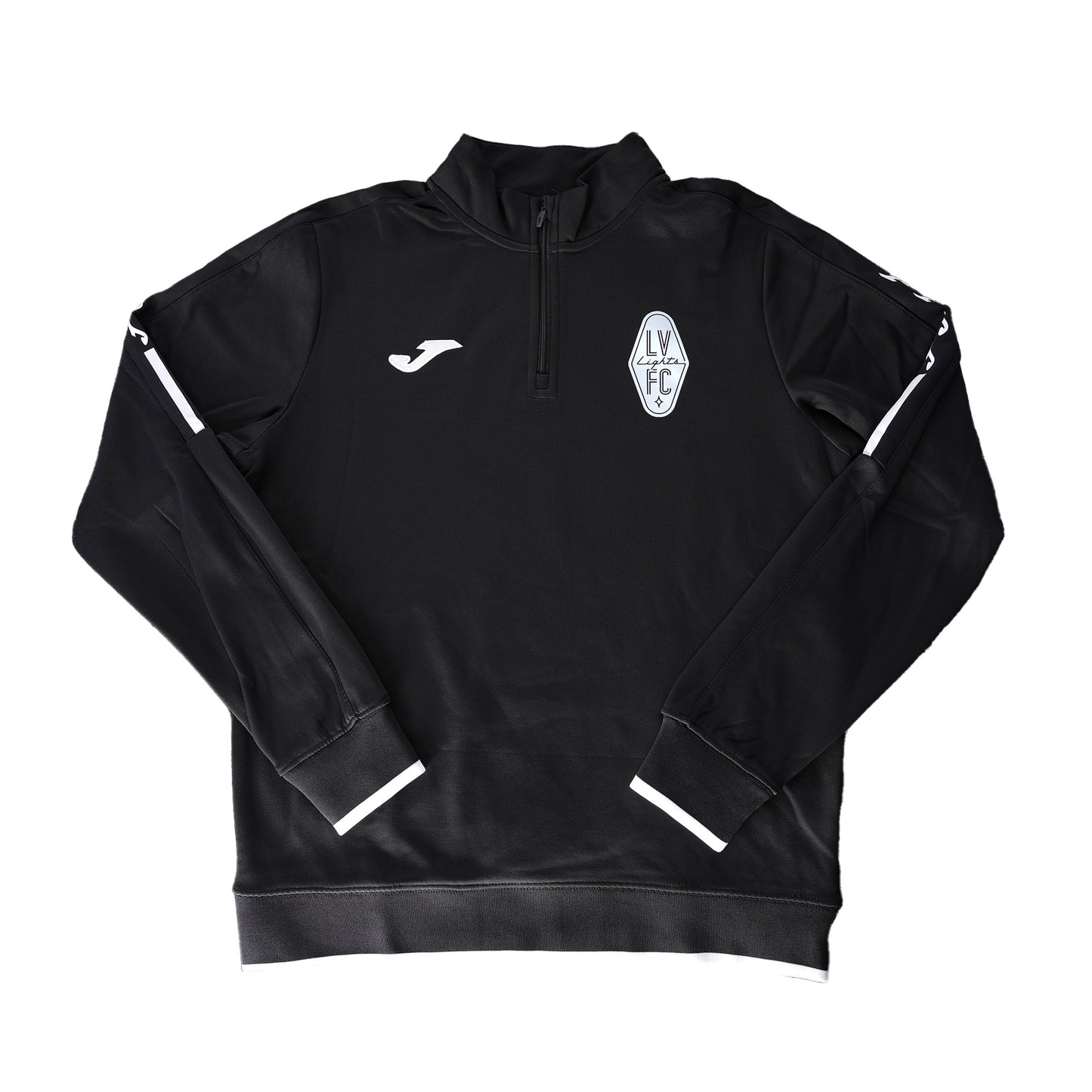 Las Vegas Lights FC Joma Black Olimpiada 1/4 Zip Pullover Fleece Jacket