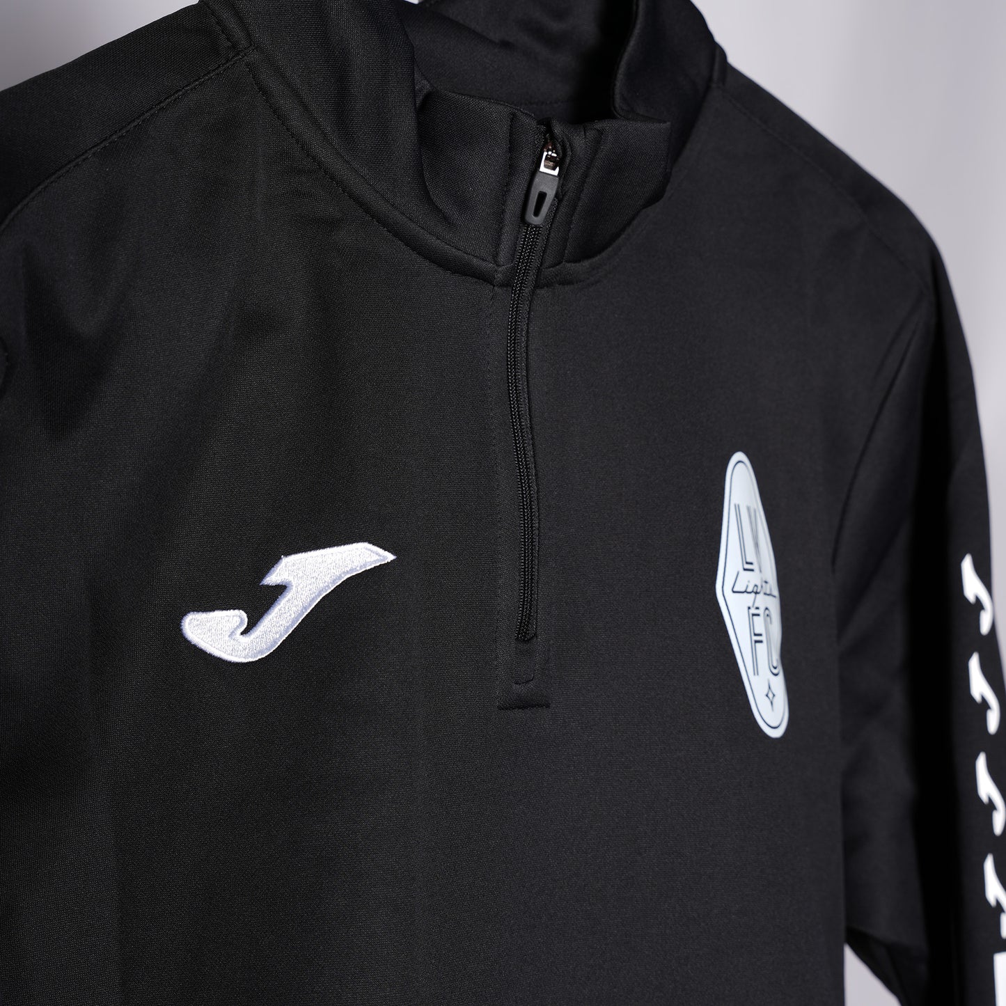 Las Vegas Lights FC Joma Black Olimpiada 1/4 Zip Pullover Fleece Jacket
