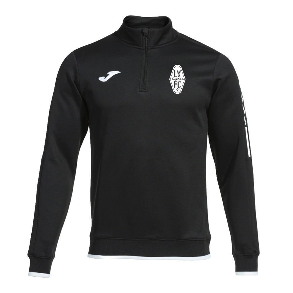 Las Vegas Lights FC Joma Black Olimpiada 1/4 Zip Pullover Fleece Jacket