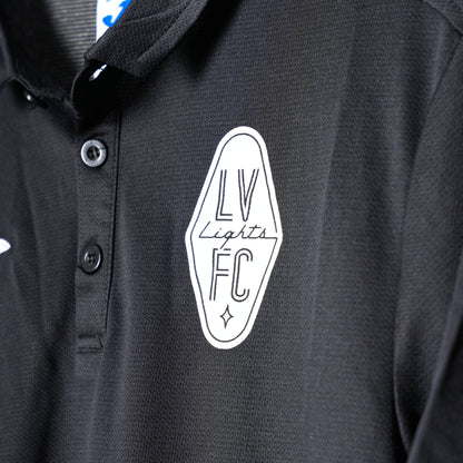 Las Vegas Lights FC Joma Black Hobby Polo