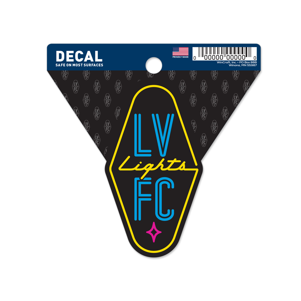 Las Vegas Lights FC Wincraft Crest Logo Clean Cut Decal