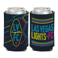 Las Vegas Lights FC Wincraft Crest Logo/LVFC 2-Sided Black 12oz Can Cooler