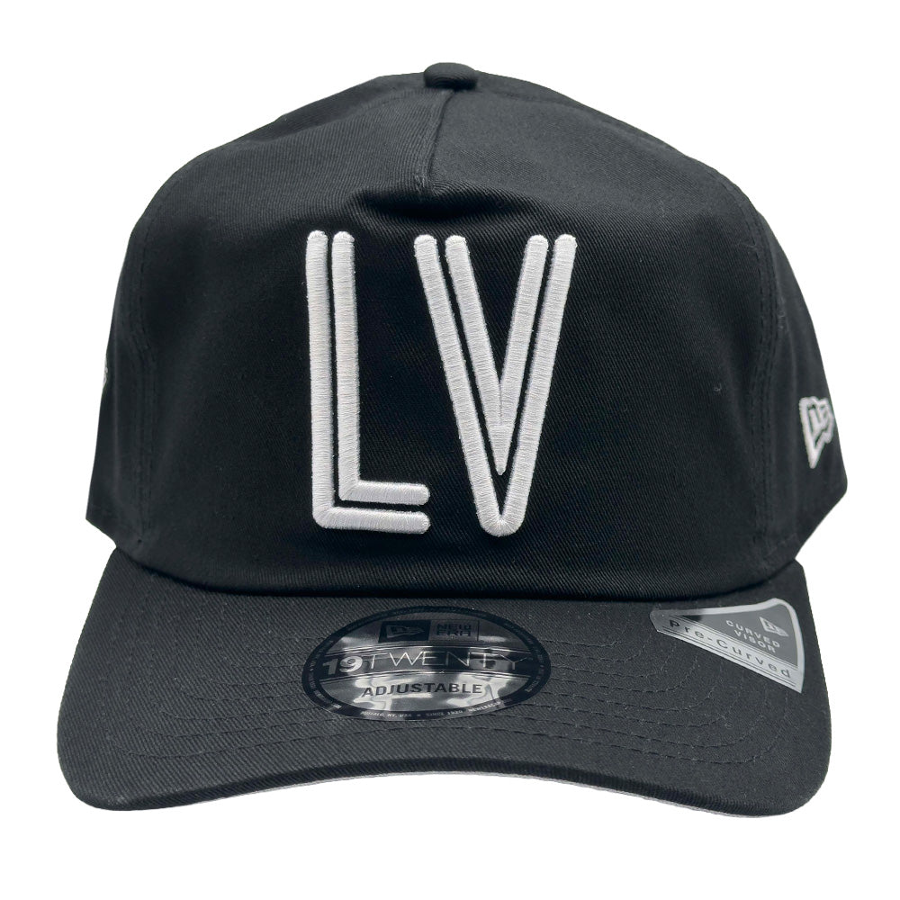 Las Vegas Lights FC New Era White LV Black 19TWENTY Snapback Cap