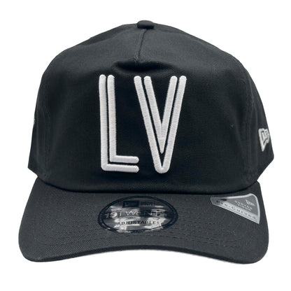 Las Vegas Lights FC New Era White LV Black 19TWENTY Snapback Cap
