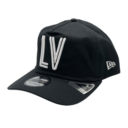 Las Vegas Lights FC New Era White LV Black 19TWENTY Snapback Cap