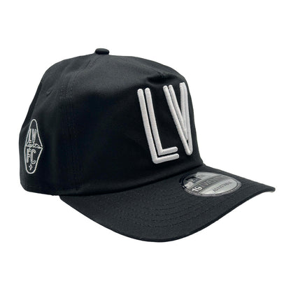 Las Vegas Lights FC New Era White LV Black 19TWENTY Snapback Cap