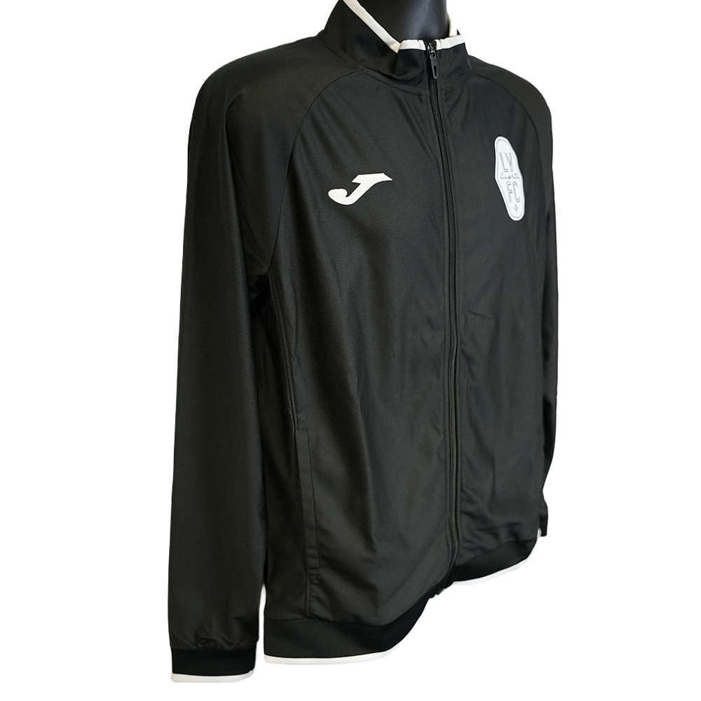 Las Vegas Lights FC Joma Black/White Combi Premium Full-Zip Fleece Jacket