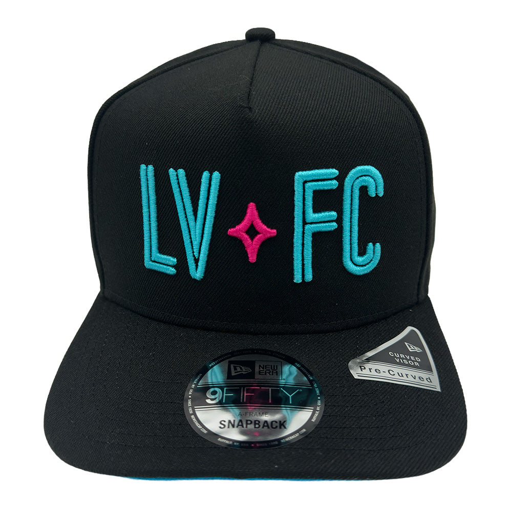 Las Vegas Lights FC New Era LVFC Diamond Black/Blue UV 9FIFTY A-Frame Snapback Cap
