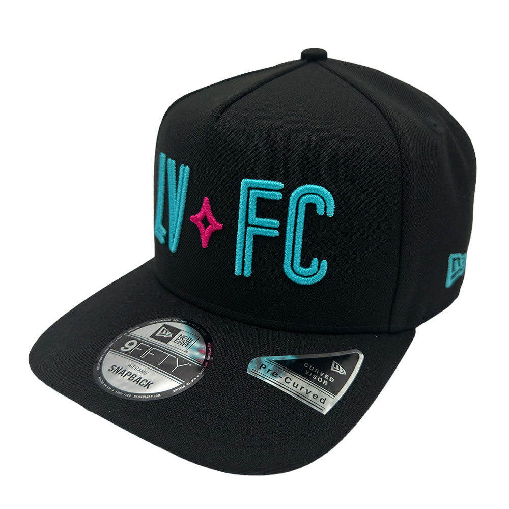 Las Vegas Lights FC New Era LVFC Diamond Black/Blue UV 9FIFTY A-Frame Snapback Cap