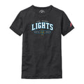 Kids' Las Vegas Lights FC League Lights Estd. 2017 Victory Falls Black Tri-Blend T-Shirt
