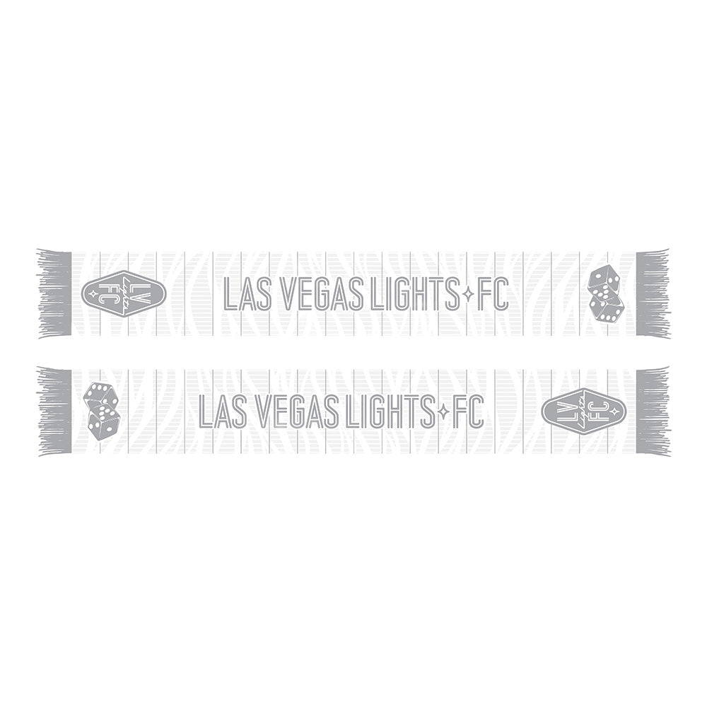Las Vegas Lights FC Ruffneck Wear Made Man White/Gray Summer Scarf