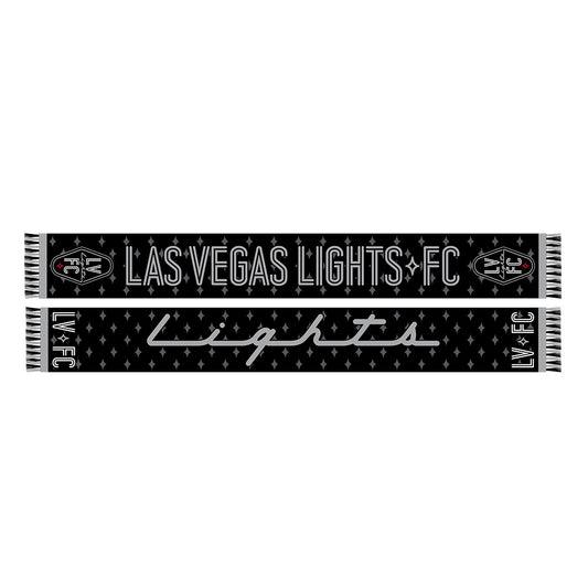 Las Vegas Lights FC Global Scarves Diamond Pattern Black/Silver Summer Scarf