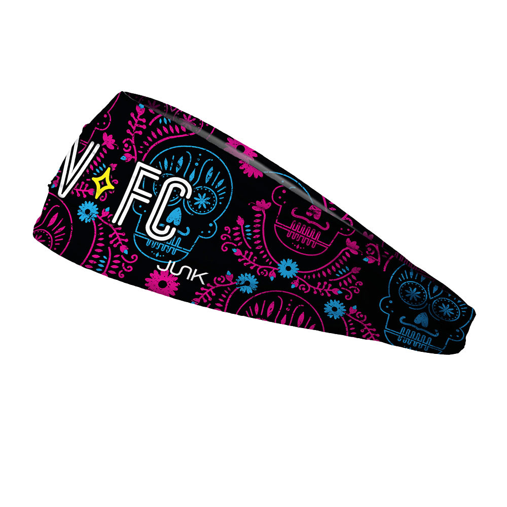 Las Vegas Lights FC JUNK LVFC Sugar Skull Big Bang Lite Headband