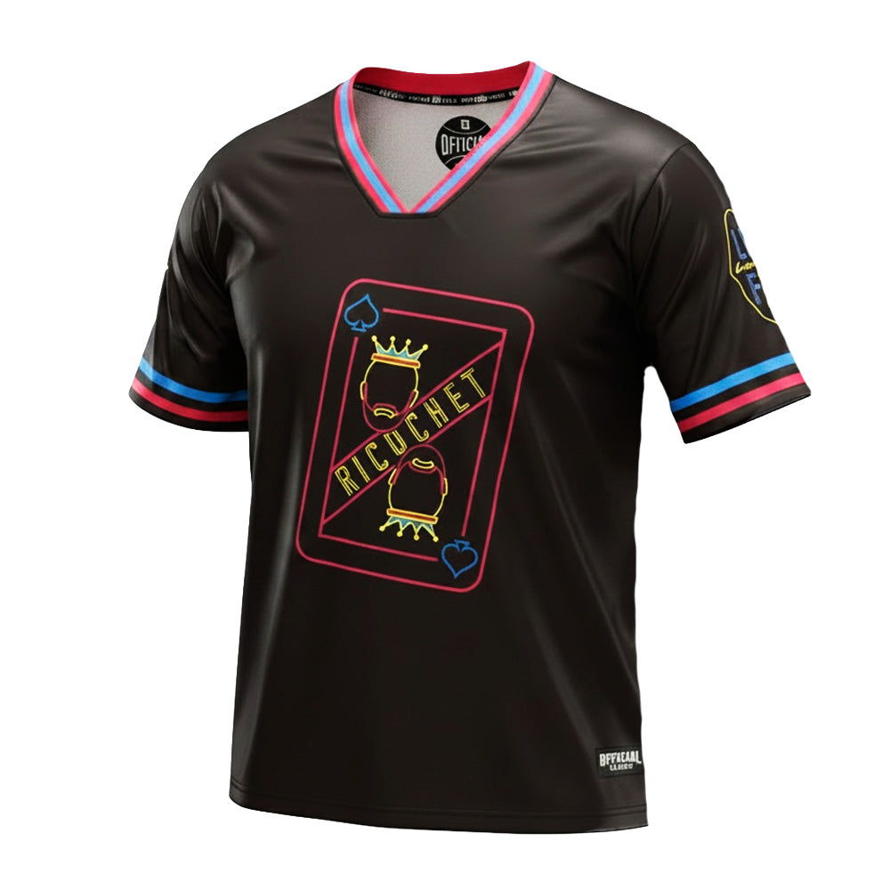 Las Vegas Lights FC Official League Ricochet Wrestling Night Black Soccer Jersey