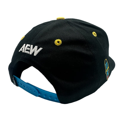 Las Vegas Lights FC Official League Ricochet Wrestling Night Black Snapback Cap